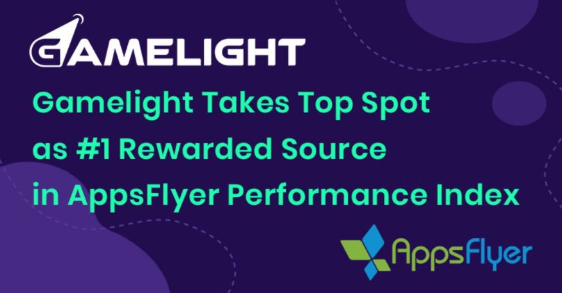 Gamelight Tops AppsFlyer’s Rewarded Source Rankings