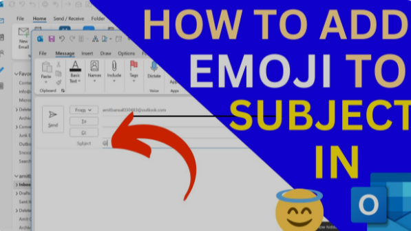 How to Add Emojis in Outlook