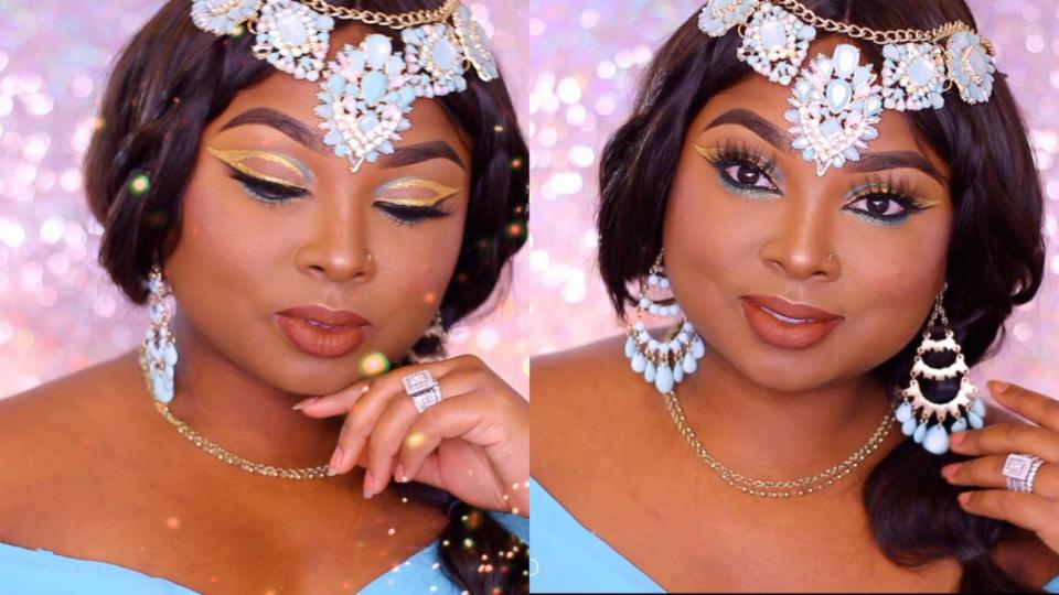 PHOTO: Queenii Rozenblad creates the perfect Princess Jasmine-inspired look for Halloween. (Queenii Rozenblad)