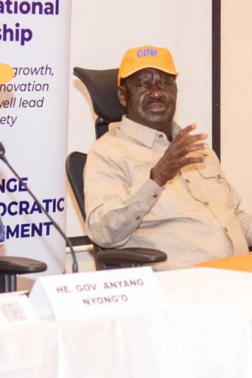 Raila Odinga Finally Surrenders ODM Party to Anyang’ Nyong’o: “Thanks for Support Over Years”