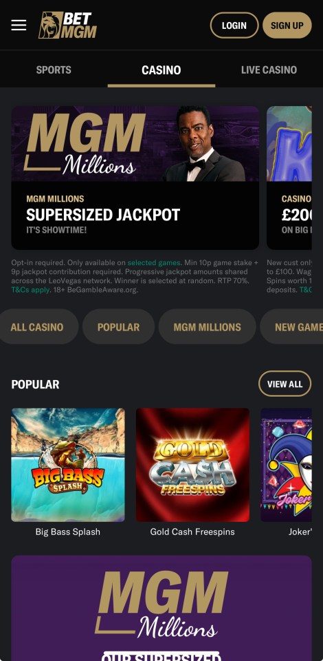 BetMGM mobile casino