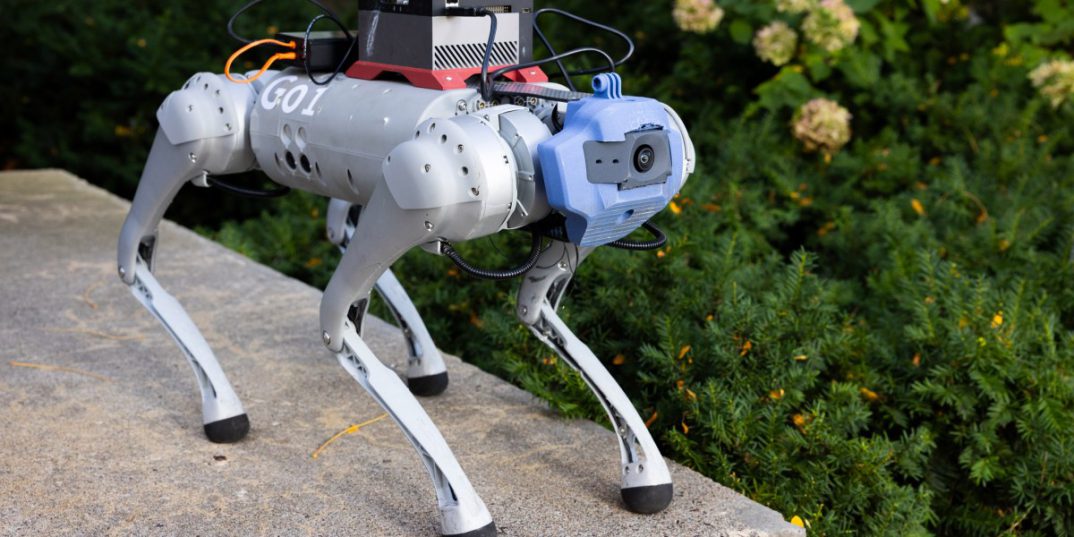 Generative AI taught a robot dog to scramble around a new environment