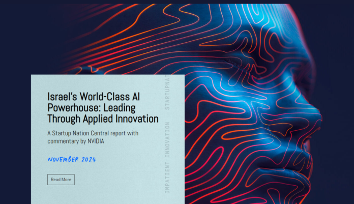 Israel's World-Class AI Powerhouse: Leading Through Applied Innovation report. Source: Startup Nation Central