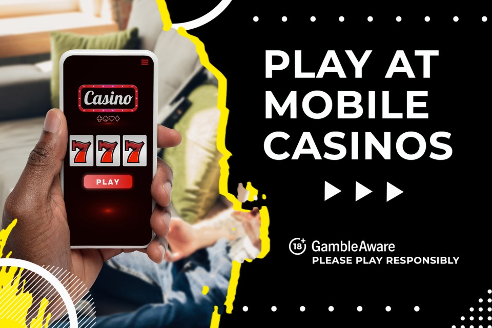 Play at mobile casinos. 18+ GambleAware.org - please play responsibly.