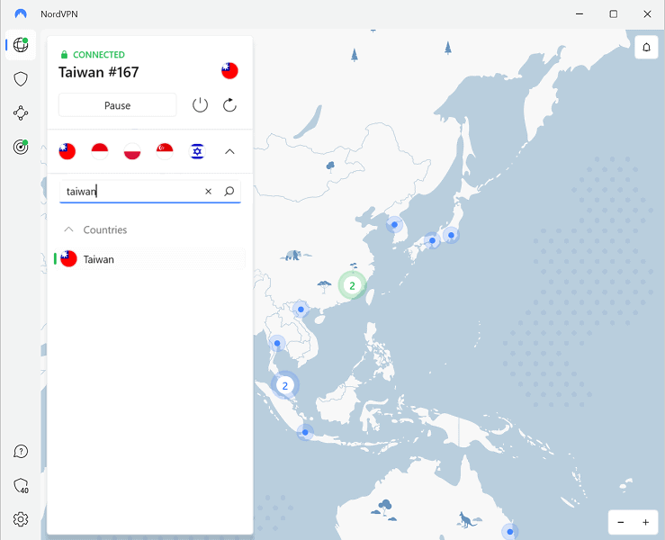 Connect To Taiwan Server