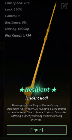 Trident Rod