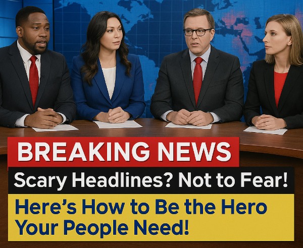 BREAKING NEWS: Scary Headlines? Here’s How to Be the Hero Your People Need.