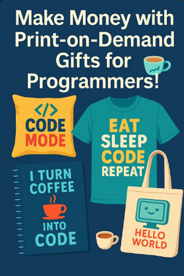 Make Money with Print-on-Demand Gifts for Programmers!