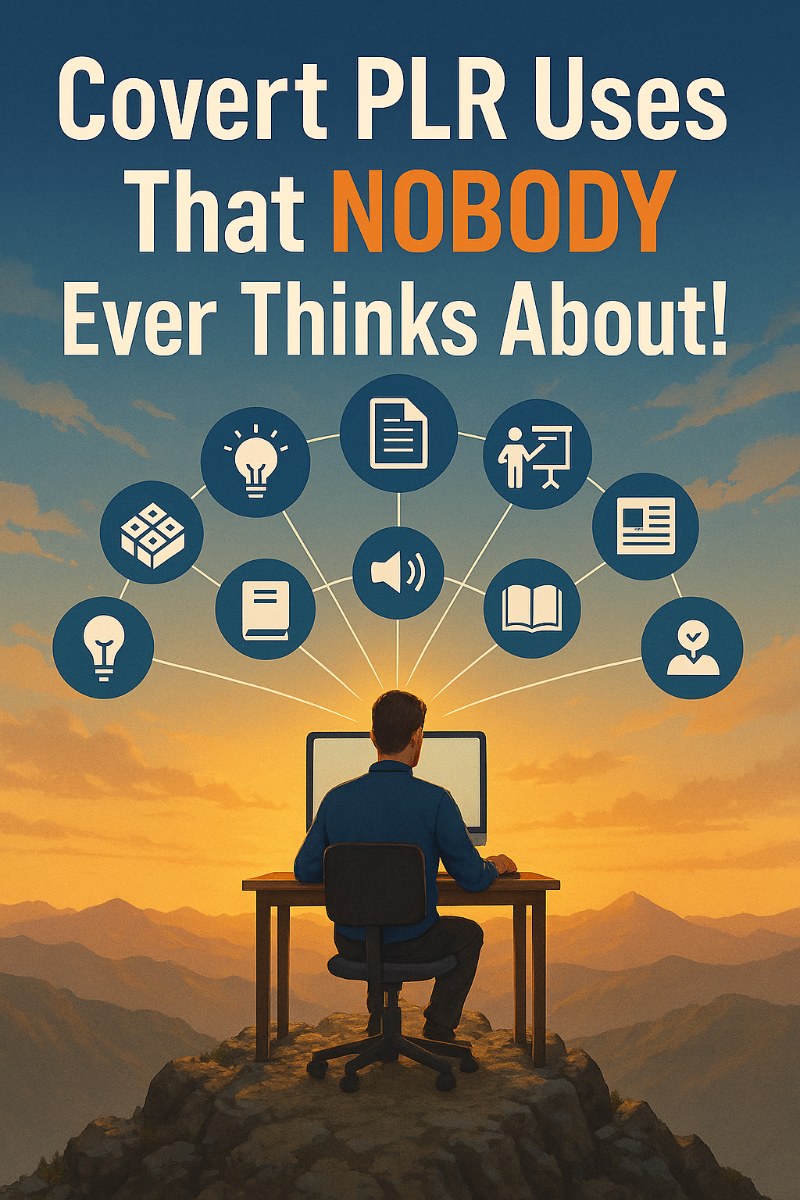 Covert PLR Uses That NOBODY Ever Thinks About!