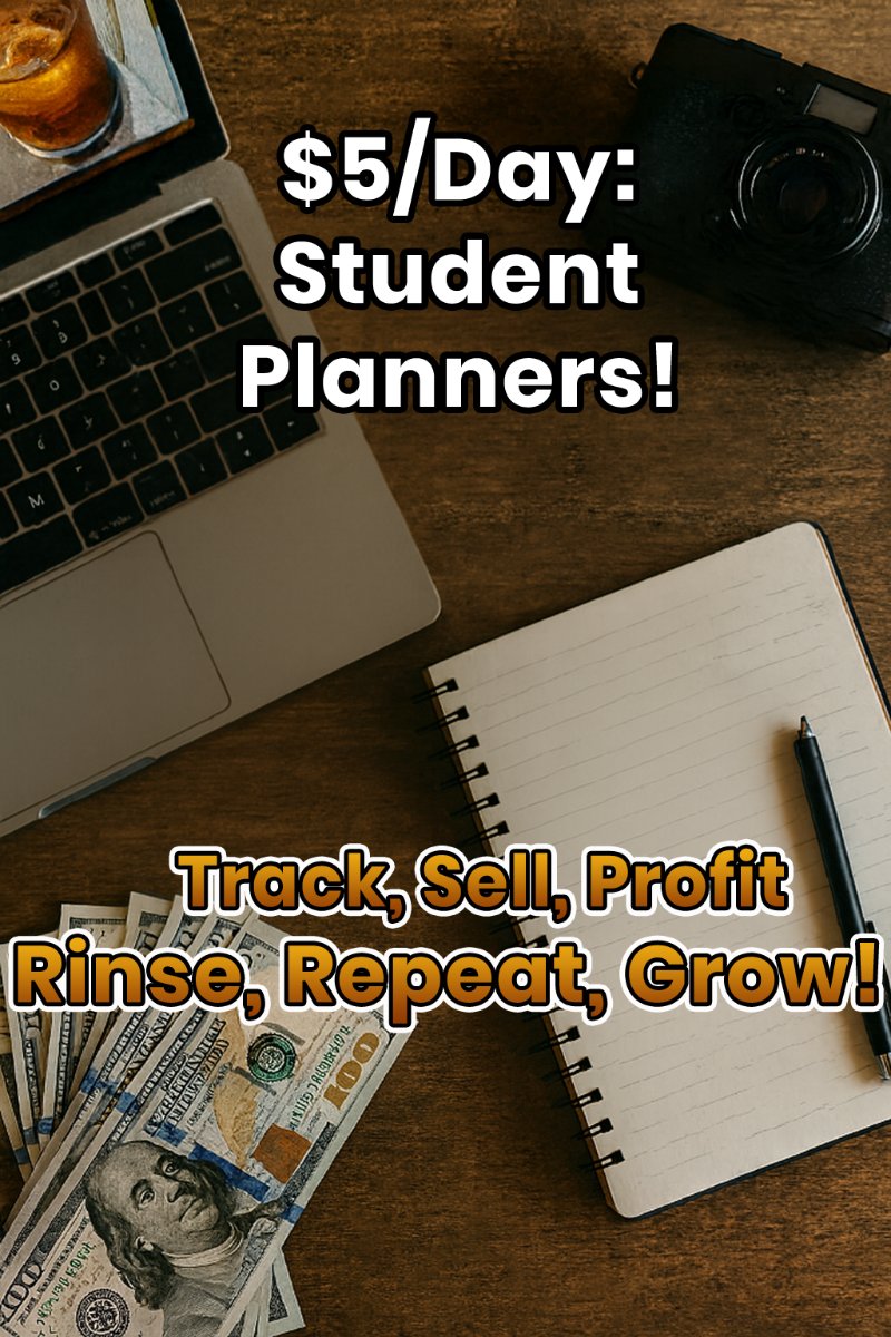 /Day Student Planners: Track, Sell, Profit!