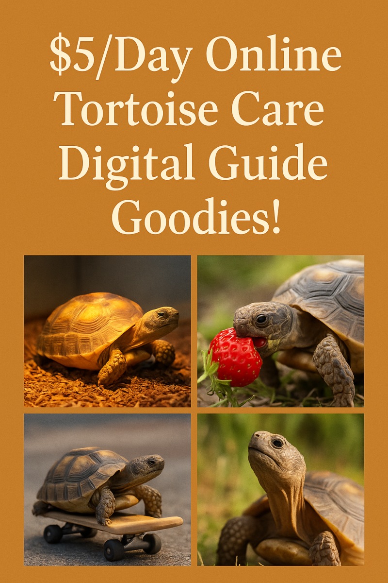 /Day Online – Make Money with Tortoise Care Digital Guide Goodies!