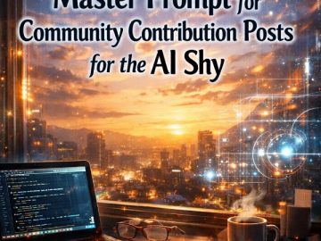 Master Prompt for Community Contribution Posts for the AI Shy