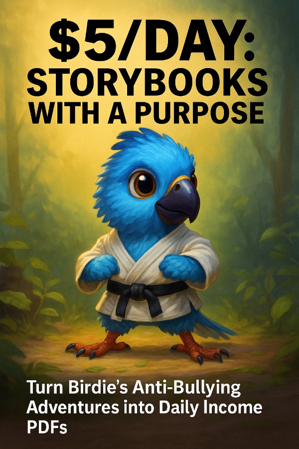 Make Money with Illustrated Interactive Storybooks