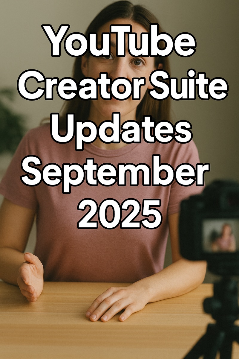 YouTube Creator Suite Updates: September 2025