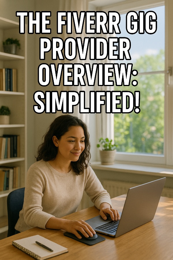 The Fiverr Gig Provider:  Simplified!