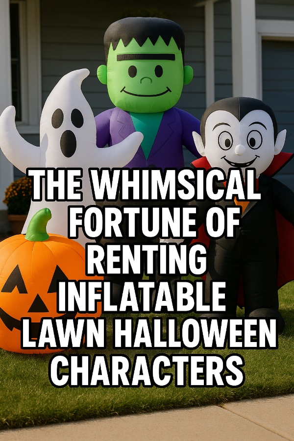 The Whimsical Fortune of Renting Inflatable Lawn Halloween Characters