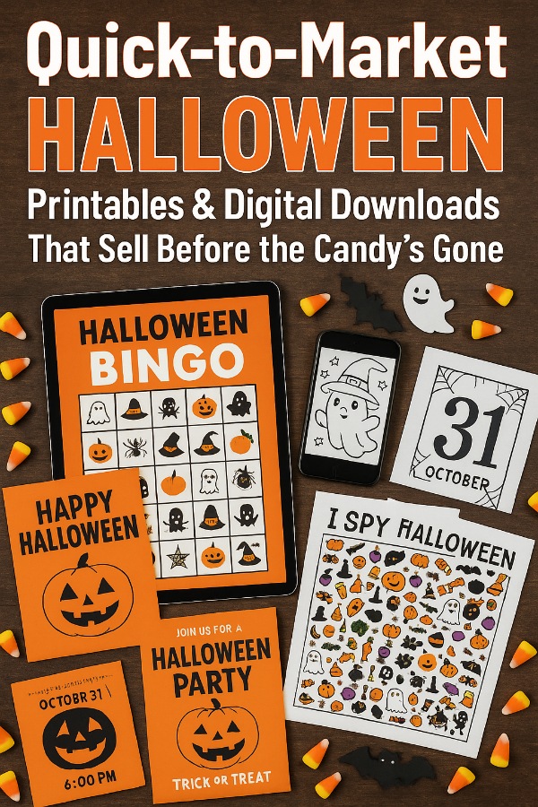 Quick-to-Market Halloween Printables & Digital Downloads That Sell Before the Candy’s Gone