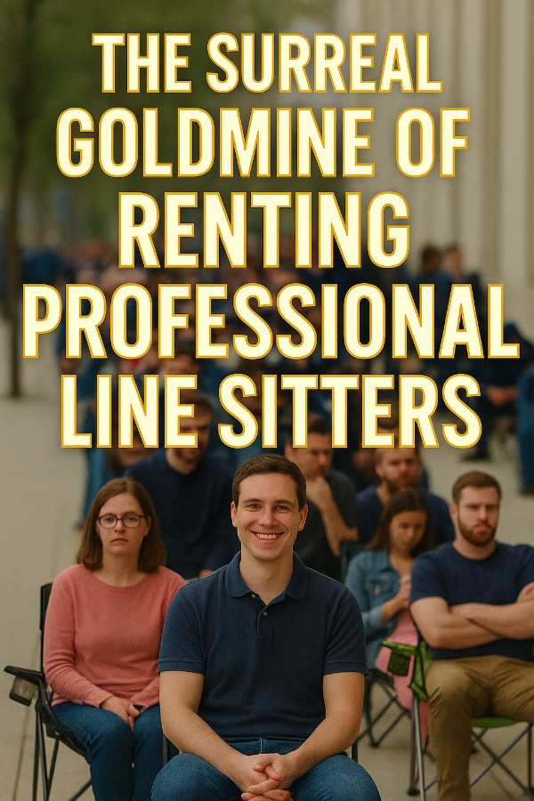 The Surreal Goldmine of Renting Professional Line Sitters