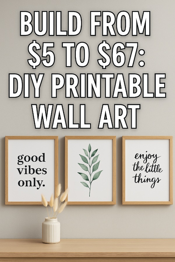 Build from  to : DIY Printable Wall Art