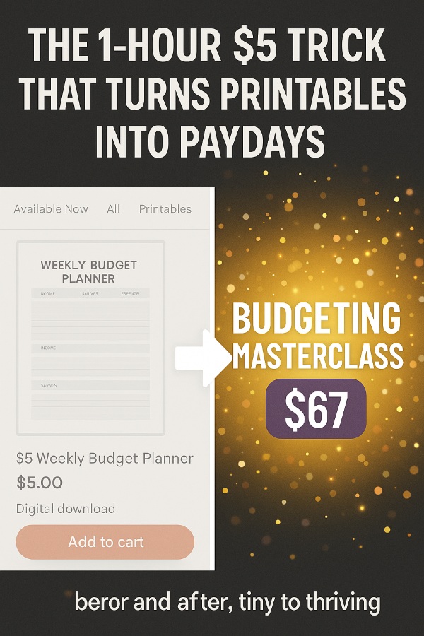 The 1-Hour  Trick That Turns Printables Into Paydays