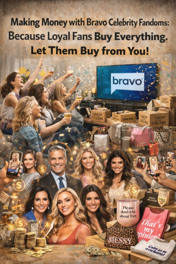 Making Money with Bravo Celebrity Fandoms: Because Loyal Fans Buy Everything. Let Them Buy from You!