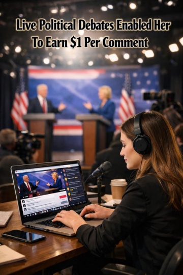 Live Political Debates Enabled Her To Earn  Per Comment