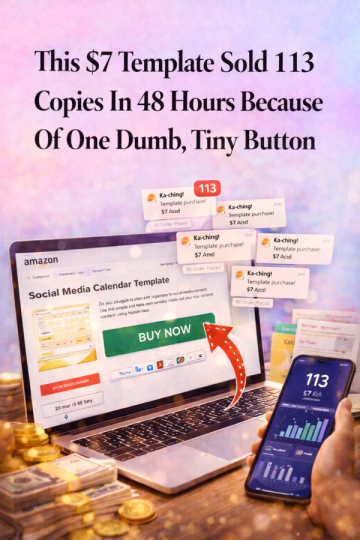 This  Template Sold 113 Copies In 48 Hours Because Of One Dumb, Tiny Button