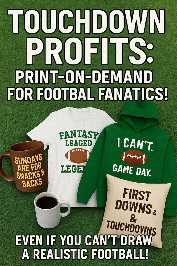 Make Money with Print-on-Demand Gifts for Football Fans!