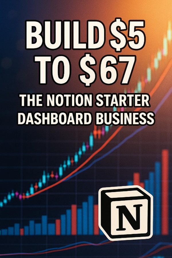 Build  To : The Notion Starter Dashboard Business
