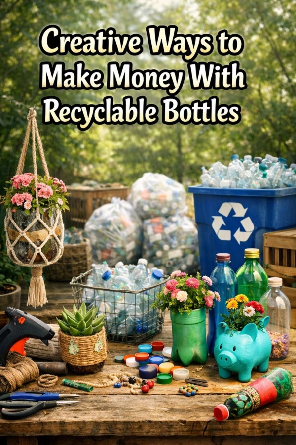 Creative Ways to Make Money With Recyclable Bottles