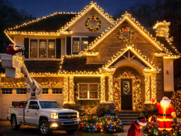 Sparkle Your Revenue: Make Money with Entire House Christmas Light Decoration Services