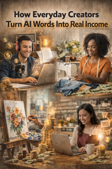 How Everyday Creators Turn AI Words Into Real Income