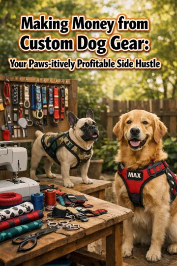 Making Money from Custom Dog Gear: Your Paws-itively Profitable Side Hustle