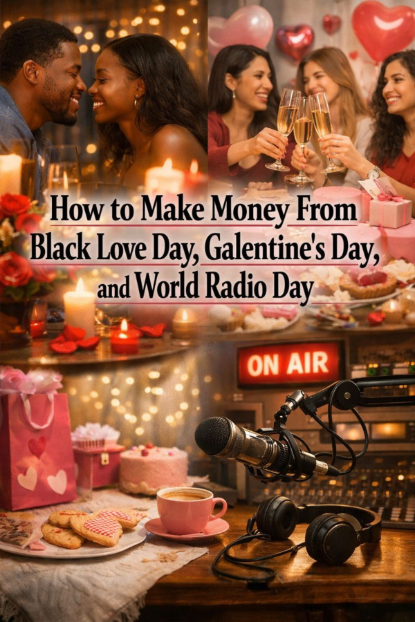 How to Make Money From Black Love Day, Galentine’s Day, and World Radio Day