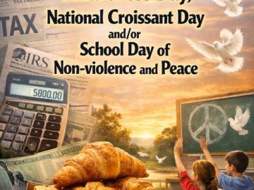 How to Make Money From Earned Income Tax Credit Awareness Day, National Croissant Day and/or School Day of Non-violence and Peace