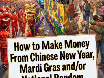 How to Make Money From Chinese New Year, Mardi Gras and/or National Random Acts of Kindness Day