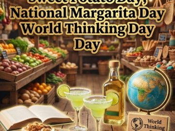 How to Make Money From National Cook a Sweet Potato Day, National Margarita Day and/or World Thinking Day