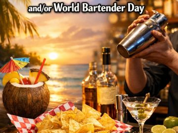 How to Make Money From National Skip the Straw Day, National Tortilla Chip Day and/or World Bartender Da