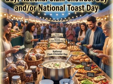 How to Make Money From National Chocolate Covered Nut Day, National Clam Chowder Day and/or National Toast Day