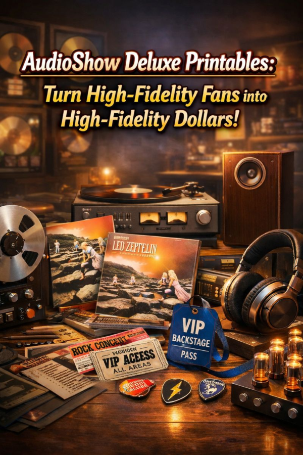 AudioShow Deluxe Printables: Turn High‑Fidelity Fans into High‑Fidelity Dollars!