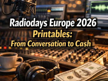 🎙️ Radiodays Europe 2026 Printables: From Conversation to Cash 💸