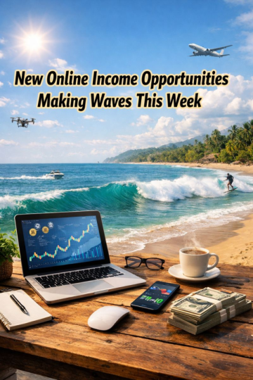 New Online Income Opportunities Making Waves This Week