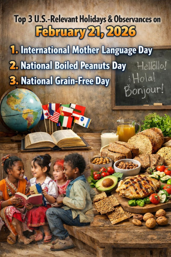 Top 3 U.S.‑Relevant Holidays & Observances on February 21, 2026