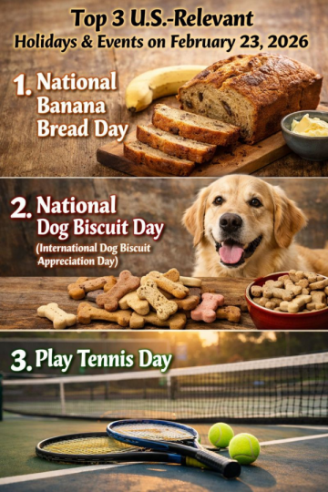 Top 3 U.S.‑Relevant Holidays & Events on February 23, 2026