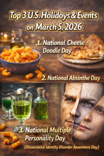 Top 3 U.S. Holidays & Events on March 5, 2026