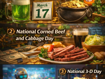 Top 3 U.S. Holidays & Events on March 17, 2026