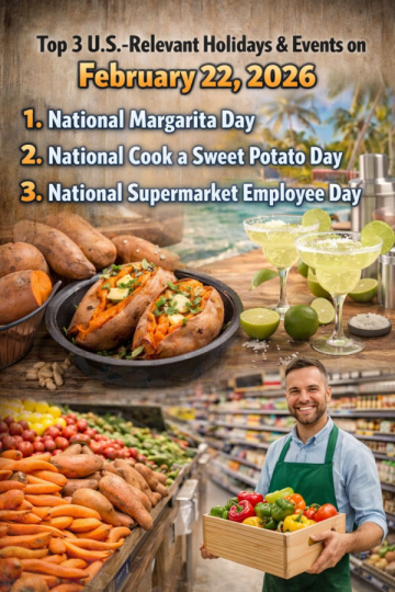 Top 3 U.S.‑Relevant Holidays & Events on February 22, 2026