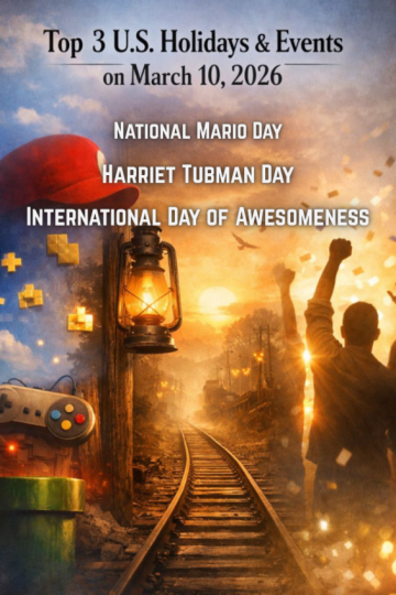Top 3 U.S. Holidays & Events on March 10, 2026