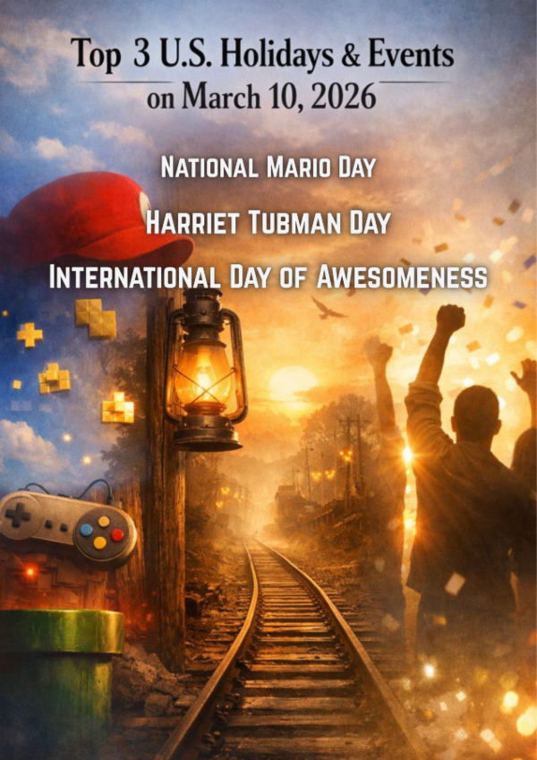 Top 3 U.S. Holidays & Events on March 10, 2026