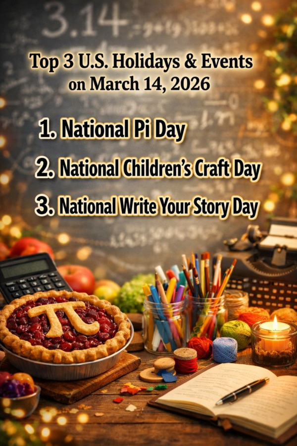 Top 3 U.S. Holidays & Events on March 14, 2026